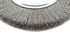 72747 by FORNEY INDUSTRIES INC. - Crimped Wire Wheel Brush, 6" x .008" Wire with 1/2" - 5/8" Arbor