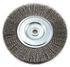 72747 by FORNEY INDUSTRIES INC. - Crimped Wire Wheel Brush, 6" x .008" Wire with 1/2" - 5/8" Arbor