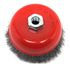 72754 by FORNEY INDUSTRIES INC. - Cup Brush, Crimped Wire 5" x .014" Wire with 5/8"-11 Arbor