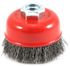 72755 by FORNEY INDUSTRIES INC. - Cup Brush, Crimped Wire 2-3/4" x .014" Wire with 5/8"-11 Arbor