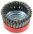 72756 by FORNEY INDUSTRIES INC. - Cup Brush, Knotted Wire 6" x .020" Wire with 5/8"-11 Arbor