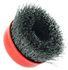 72780 by FORNEY INDUSTRIES INC. - Cup Brush, Crimped Wire 2-3/4" x .014" Wire with M10 x 1.25 Arbor