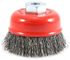 72780 by FORNEY INDUSTRIES INC. - Cup Brush, Crimped Wire 2-3/4" x .014" Wire with M10 x 1.25 Arbor