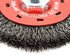 72788 by FORNEY INDUSTRIES INC. - Crimped Wire Wheel Brush, 4" x .014" Wire with 5/8"-11 Arbor