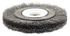 72895 by FORNEY INDUSTRIES INC. - Crimped Wire Bench Wheel Brush, Industrial Pro® 6" x .012" Wire with 1/2" Arbor