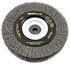 72896 by FORNEY INDUSTRIES INC. - Crimped Wire Bench Wheel Brush, Industrial Pro® 6" x .012" Wire with 1/2" Arbor