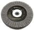 72897 by FORNEY INDUSTRIES INC. - Crimped Wire Bench Wheel Brush, Industrial Pro® 8" x .012" Wire with 1/2" Arbor