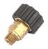 75107 by FORNEY INDUSTRIES INC. - Male Screw Coupling, M22F to 1/4" Male NPT