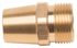 75118 by FORNEY INDUSTRIES INC. - Female Long Screw Nipple (Italian), M22M x 1/4" Male NPT