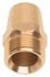 75118 by FORNEY INDUSTRIES INC. - Female Long Screw Nipple (Italian), M22M x 1/4" Male NPT