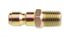 75134 by FORNEY INDUSTRIES INC. - Quick Coupler Plug, 1/4" M-NPT, 5,500 PSI