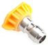 75153 by FORNEY INDUSTRIES INC. - Quick Connect Chiseling Nozzle, 15° x 4.5mm, Yellow