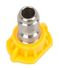 75154 by FORNEY INDUSTRIES INC. - Quick Connect Chiseling Nozzle, 15° x 5.5mm, Yellow
