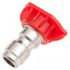 75157 by FORNEY INDUSTRIES INC. - Quick Connect Blasting Nozzle, 0° x 4.5mm, Red