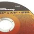 71854 by FORNEY INDUSTRIES INC. - Cut-Off Wheel, Metal Type 1, 4-1/2" X .045" X 7/8" Arbor, A60T-BF