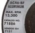 71886 by FORNEY INDUSTRIES INC. - Grinding Wheel, Metal (for Aluminum) Type 27, Depressed Center, 4-1/2" X 1/4" X 7/8" Arbor AC46