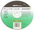 71893 by FORNEY INDUSTRIES INC. - Cutting Wheel, Masonry Type 1, 7" x 1/8" X 5/8" Arbor C24R-BF