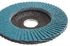 71926 by FORNEY INDUSTRIES INC. - Flap Disc, Blue Zirconia, 36 Grit Type 27, Depressed Center, 4-1/2" with 7/8" Arbor ZA36