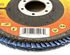 71927 by FORNEY INDUSTRIES INC. - Flap Disc, Blue Zirconia, 60 Grit Type 27, Depressed Center, 4-1/2" with 7/8" Arbor ZA60