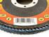 71928 by FORNEY INDUSTRIES INC. - Flap Disc, Blue Zirconia, 80 Grit Type 27, Depressed Center, 4-1/2" with 7/8" Arbor ZA80