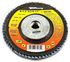 71930 by FORNEY INDUSTRIES INC. - Flap Disc, Blue Zirconia, 36 Grit Type 29, Depressed Center, 4-1/2" with 5/8-11 Arbor ZA36