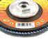 71931 by FORNEY INDUSTRIES INC. - Flap Disc, Blue Zirconia, 60 Grit Type 29, Depressed Center, 4-1/2" with 5/8-11 Arbor ZA60