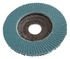 71928 by FORNEY INDUSTRIES INC. - Flap Disc, Blue Zirconia, 80 Grit Type 27, Depressed Center, 4-1/2" with 7/8" Arbor ZA80