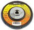 71932 by FORNEY INDUSTRIES INC. - Flap Disc, Blue Zirconia, 80 Grit Type 29, Depressed Center, 4-1/2" with 5/8-11 Arbor ZA80