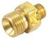 86150 by FORNEY INDUSTRIES INC. - Oxy-Acetylene Hose Fittings, Adapter 'A' to 'B' Oxygen Side