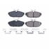 17-1082 by POWERSTOP BRAKES - Z17 EVOLUTION CERAMIC BRAKE PADS W/ HARDWARE