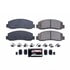 Z231069 by POWERSTOP BRAKES - Z23 EVOLUTION SPORT CARBON-FIBER BRAKE PADS W/ HARDWARE