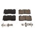PowerStop Brakes 17-1835 Disc Brake Pad Set Z17 EVOLUTION CERAMIC BRAKE PADS W/ HARDWARE