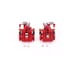 PowerStop Brakes S2636 Disc Brake Caliper Set Red Powder Coated Calipers