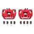 PowerStop Brakes S5536 Disc Brake Caliper Set Red Powder Coated Calipers