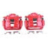 PowerStop Brakes S6460 Disc Brake Caliper Set Red Powder Coated Calipers