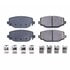 PowerStop Brakes 17-1596 Disc Brake Pad Set Z17 EVOLUTION CERAMIC BRAKE PADS W/ HARDWARE