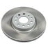 EBR898SCR by POWERSTOP BRAKES - Disc Brake Rotor - Front, Vented, Semi-Coated for 2006 - 2013 Audi A3