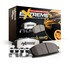 Z361183 by POWERSTOP BRAKES - Z36 TRUCK & TOW CARBON-FIBER CERAMIC BRAKE PADS W/ HARDWARE