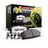 Z26681 by POWERSTOP BRAKES - Z26 STREET PERFORMANCE CARBON-FIBER CERAMIC BRAKE PADS W/ HARDWARE