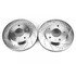 AR8606XPR by POWERSTOP BRAKES - Evolution® Disc Brake Rotor - Performance, Drilled, Slotted and Plated