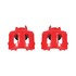 S4339 by POWERSTOP BRAKES - Red Powder Coated Calipers