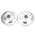 JBR1172XPR by POWERSTOP BRAKES - Evolution® Disc Brake Rotor - Performance, Drilled, Slotted and Plated