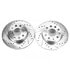 EBR1069XPR by POWERSTOP BRAKES - Evolution® Disc Brake Rotor - Performance, Drilled, Slotted and Plated