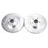 JBR1165XPR by POWERSTOP BRAKES - Evolution® Disc Brake Rotor - Performance, Drilled, Slotted and Plated