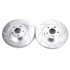 JBR1165XPR by POWERSTOP BRAKES - Evolution® Disc Brake Rotor - Performance, Drilled, Slotted and Plated