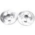 AR8638XPR by POWERSTOP BRAKES - Evolution® Disc Brake Rotor - Performance, Drilled, Slotted and Plated