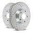 AR8144XPR by POWERSTOP BRAKES - Evolution® Disc Brake Rotor - Performance, Drilled, Slotted and Plated