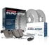 ESK6228 by POWERSTOP BRAKES - Genuine Geomet® Coated Rotors, ECE-R90 Disc Brake Pad Set + Hardware Kit