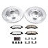 K206936 by POWERSTOP BRAKES - Z36 Truck and SUV Carbon-Fiber Ceramic Brake Pad and Drilled & Slotted Rotor Kit