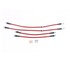 BH00080 by POWERSTOP BRAKES - Brake Hose Line Kit - Performance, Front and Rear, Braided, Stainless Steel